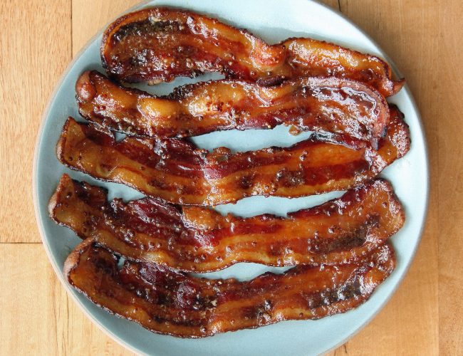 Beer-Glazed Bacon