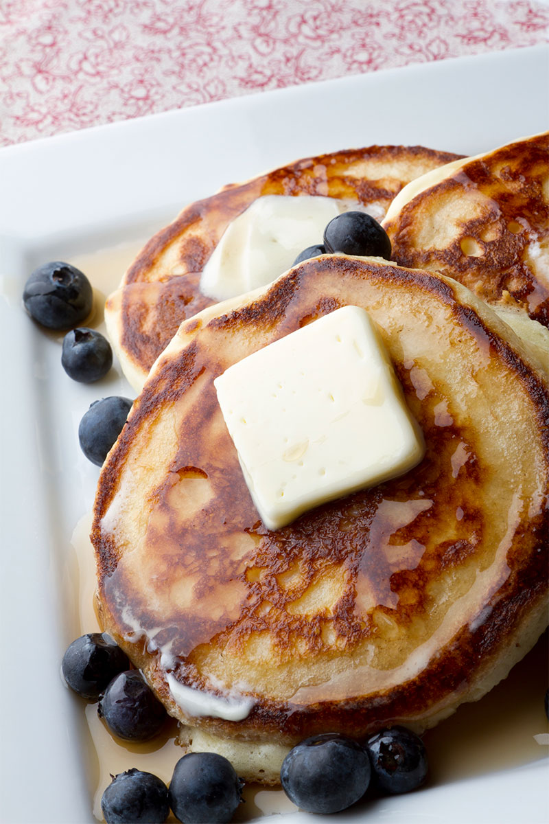 Blue Beer-y Pancakes