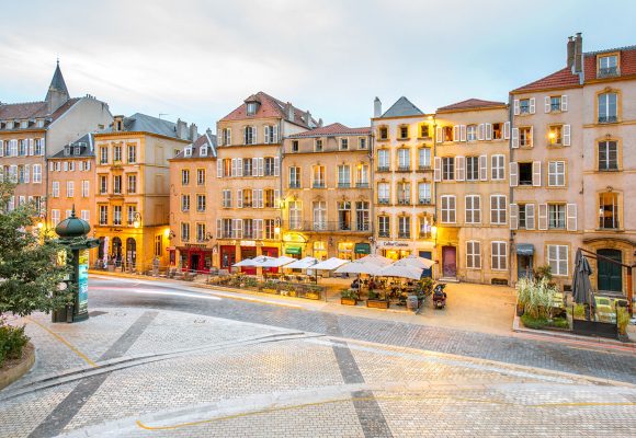 historical street in france