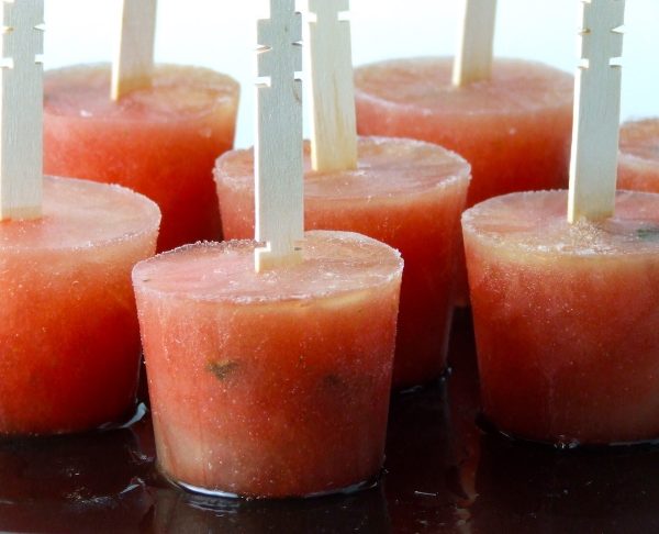 watermelon beer popsicles